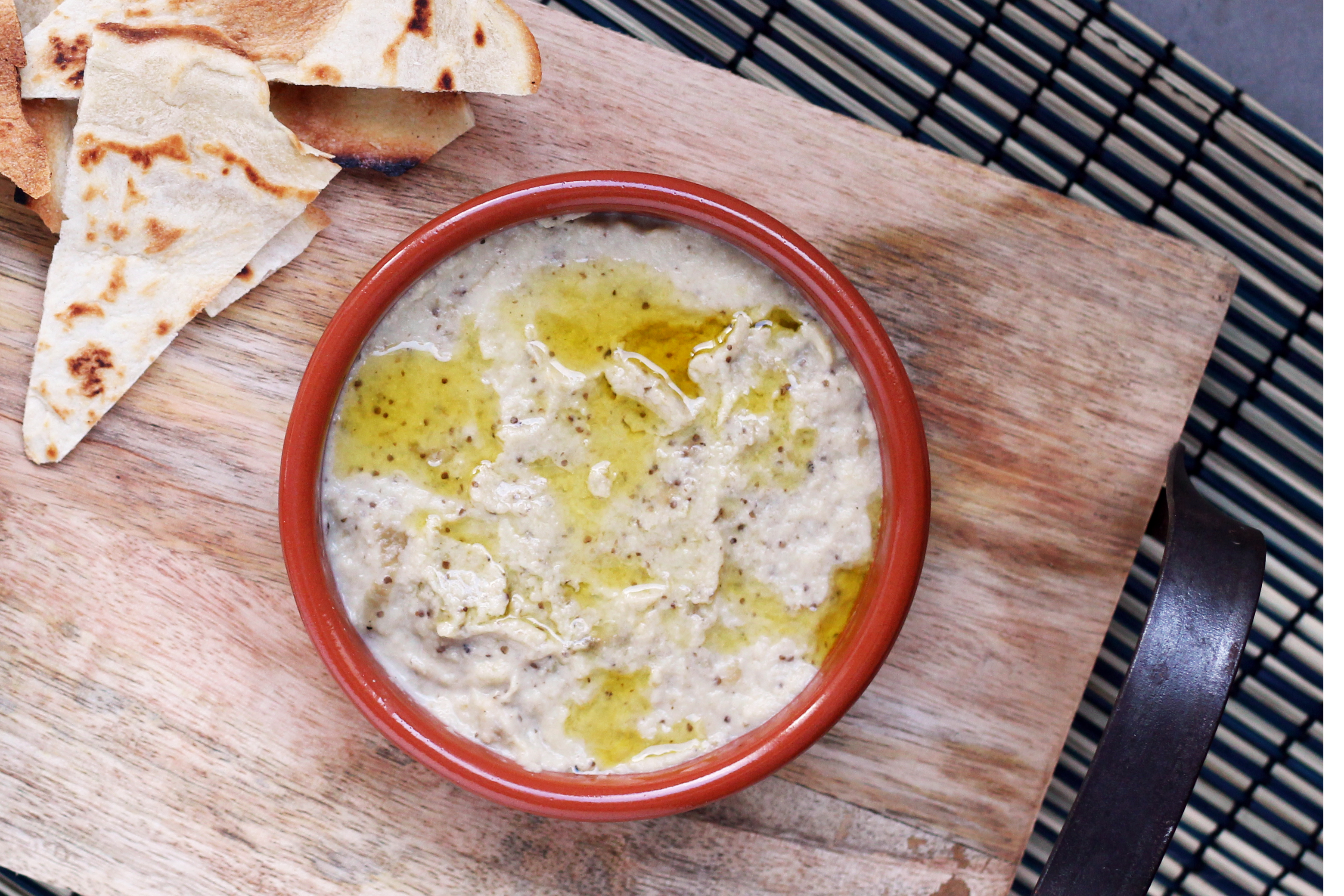 Baba Ghanoush (aubergine dip)