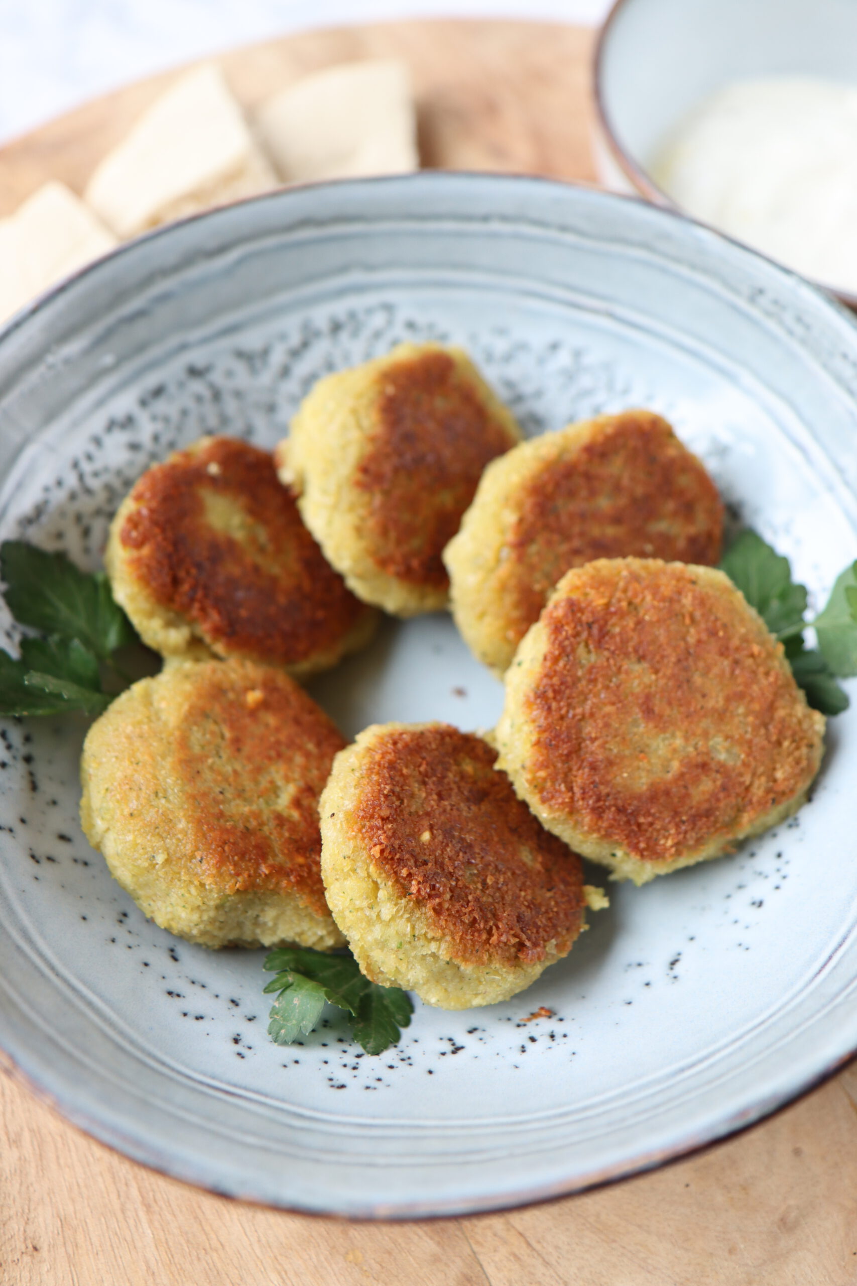 Zelfgemaakte falafel